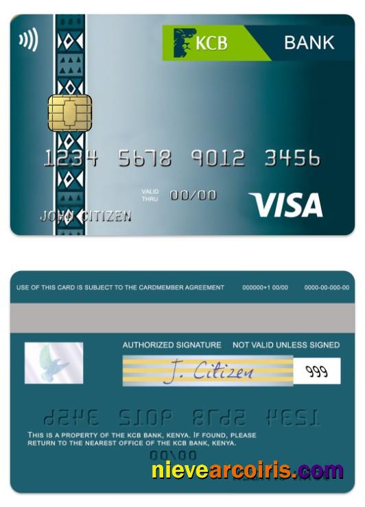 Kenya KCB Bank visa classic card